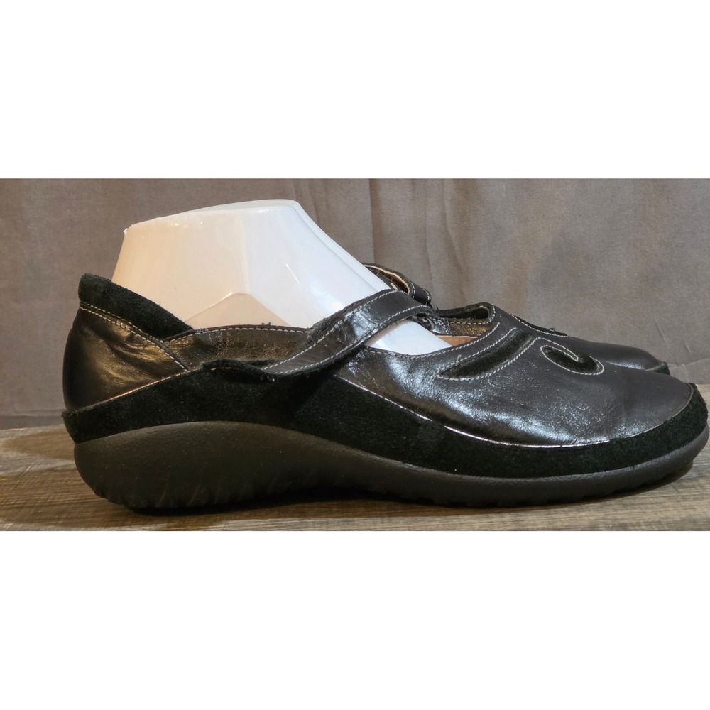 Naot Matai Mary Jane Shoes Women's Size 6.5 Black